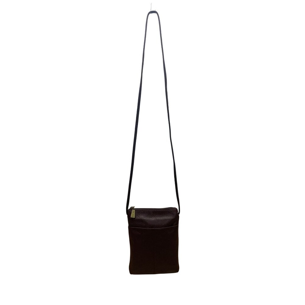 Nine West Women’s Purple Faux Leather Strapped Zipper Closure Crossbody Bag
